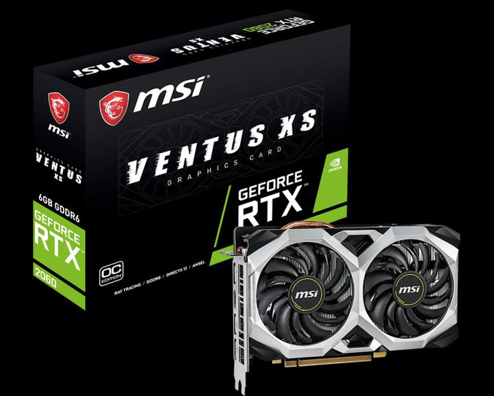 Actual product image MSI GeForce RTX 2060 VENTUS XS 6G OC (6 GB)