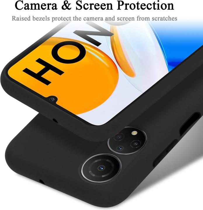 Productafbeelding Cadorabo TPU Liquid Silicone Hoesje voor Honor X7 (Honor X7)