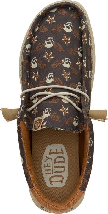 Actual product image Hey Dude Wally Stars n Skulls Print (42)