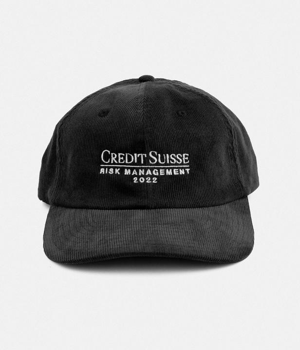 Actual product image Plakativ «Credit Suisse Risk Management» Corduroy Cap Black