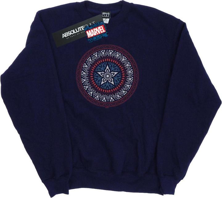 Captain America Ornamental Shield Sweatshirt (S)