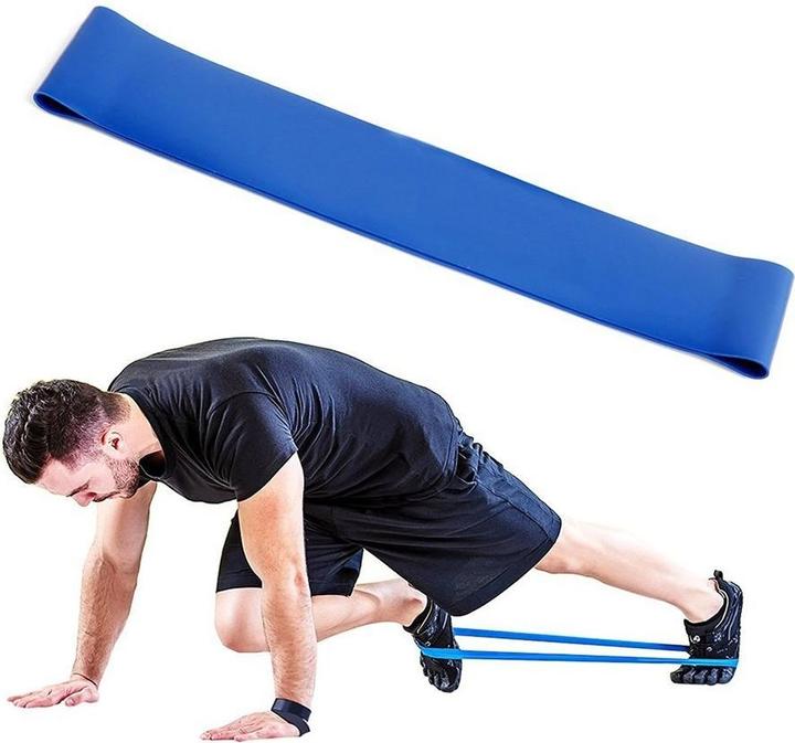 Produktbild Stride Gummi Fitness Übungsbänder / Widerstandsbänder / Gymnastikbänder 5er Set (0.12 m)