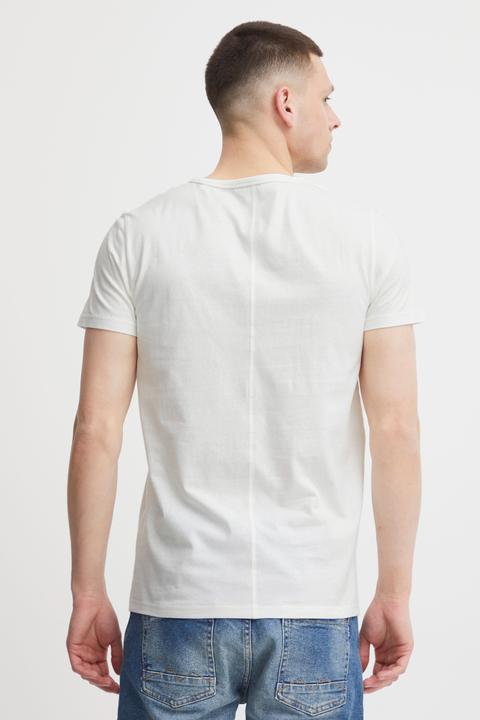 Actual product image Solid Dorian Men's T-Shirt Short Sleeve Shirt Tee With Grandad-Neck (XL)