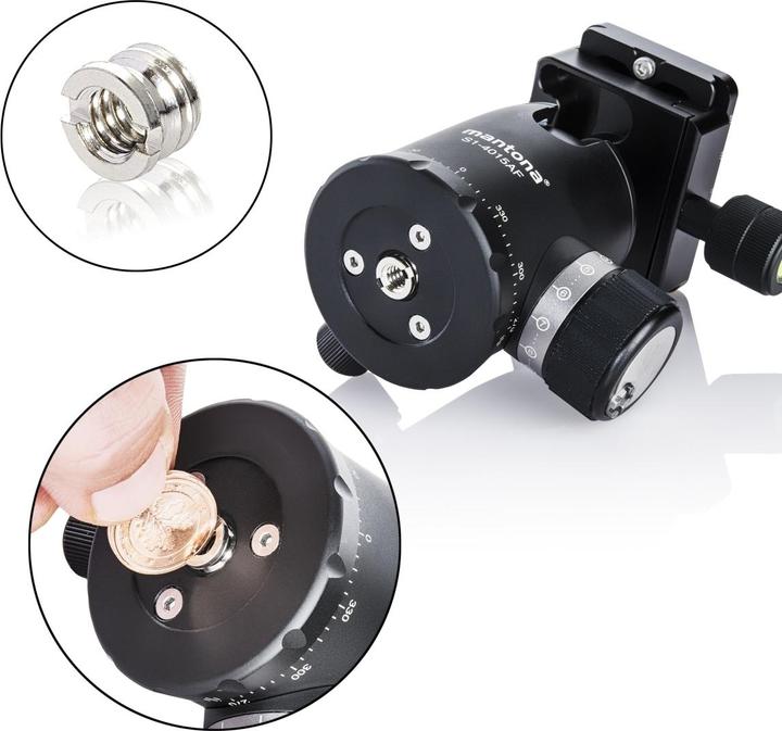 Produktbild Walimex Gewindeadapter 1/4 auf 3/8 Zoll Krempe (Anschlussring)