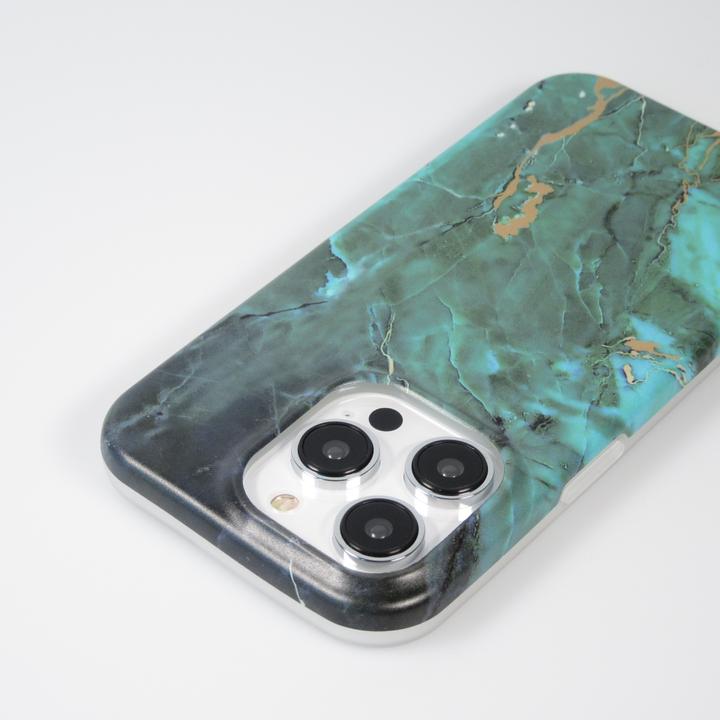 Image du produit PhoneLook Coque Silicone rigide mat avec effet marbre imprimé (Apple iPhone 14 Pro)