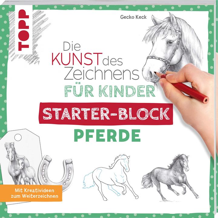 The art of drawing for children starter block - horses