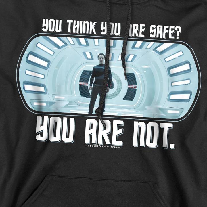 Immagine prodotto Star Trek: Into Darkness Not Safe Felpa con Cappuccio Uomo (S)