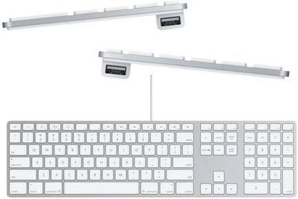 Produktbild Apple Keyboard mit Ziffernblock (Eng. Int., Kabelgebunden)