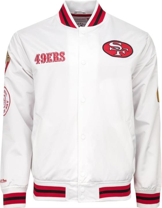 Mitchell & Ness City Lightweight Satin Jacke San Francisco 49ers - S (S)