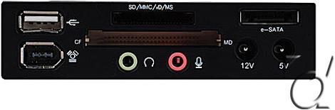 Actual product image Silverstone SST-FP35B Front Access Panel (USB)