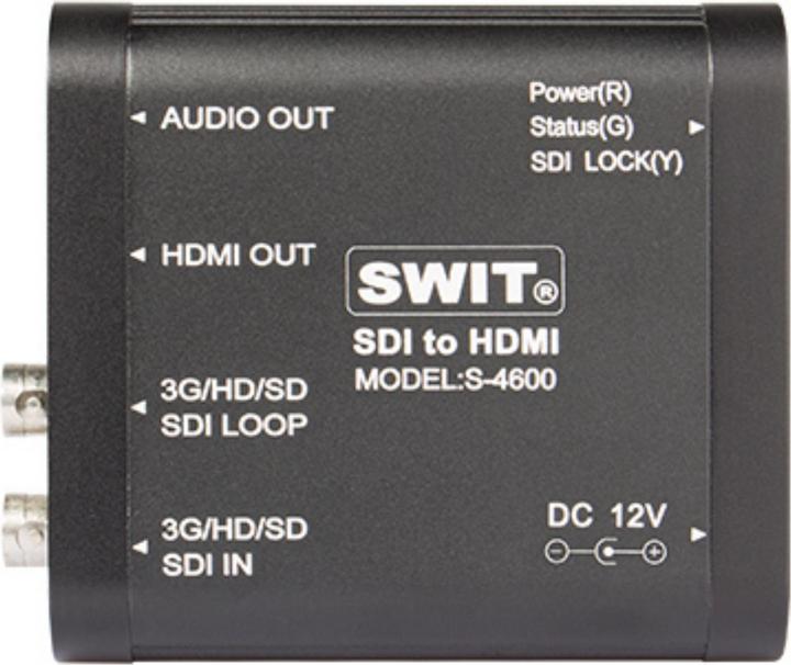 Image du produit Swit S-4600 | Convertisseur 3G-SDI vers HDMI à usage intensif