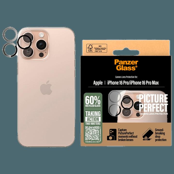 Actual product image PanzerGlass PicturePerfect Lens Protector iPhone '24 6.3" Pro | 6.9" Pro (1 Piece, Apple iPhone 16 Pro, Apple iPhone 16 Pro Max)