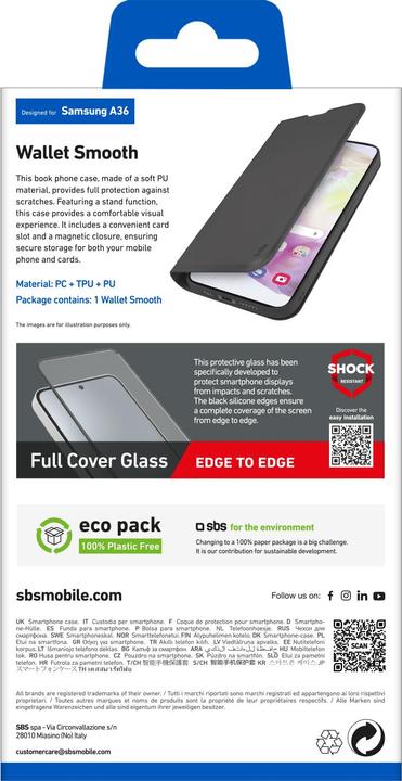 Energielabel SBS Boekomslag (Oppo A36)