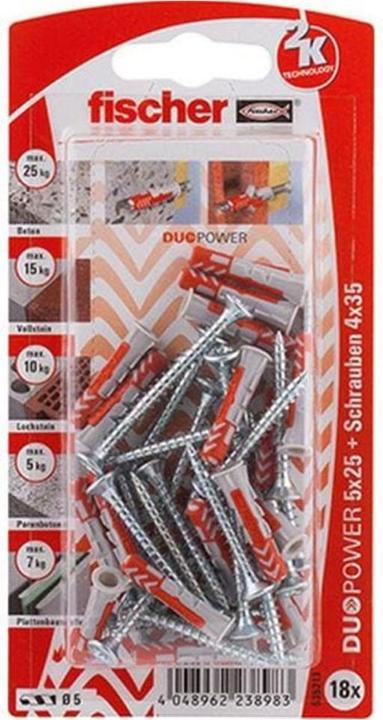 Produktbild Fischer Duopower (18 Stk.)