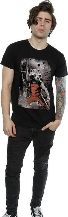 Immagine prodotto Guardians of the Galaxy Camicia in cotone Standing Rocket Raccoon (L)
