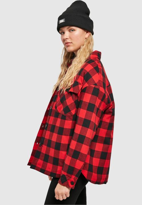 Actual product image Urban Classics Ladies Flannel Padded Overshirt - 10962 (3XL)