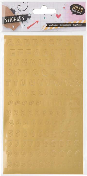 Produktbild Aufkleber Zahlen und Buchstaben