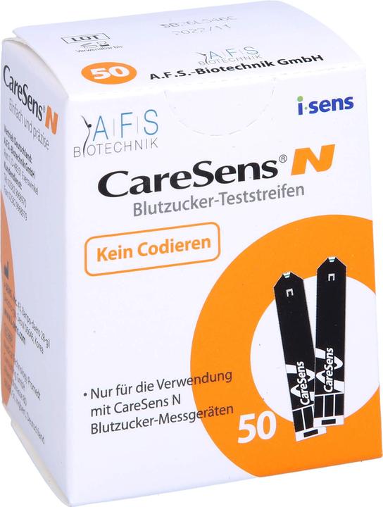Immagine prodotto I.sens Strisce reattive per la glicemia CareSens-N (codifica automatica), 50 strisce reattive (Strisce reattive)