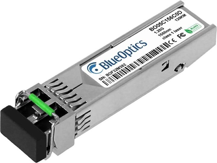 Actual product image CBO Huawei eSFP-GE-ZX100-SM1550 Compatible BlueOptics SFP BO05C156C0D