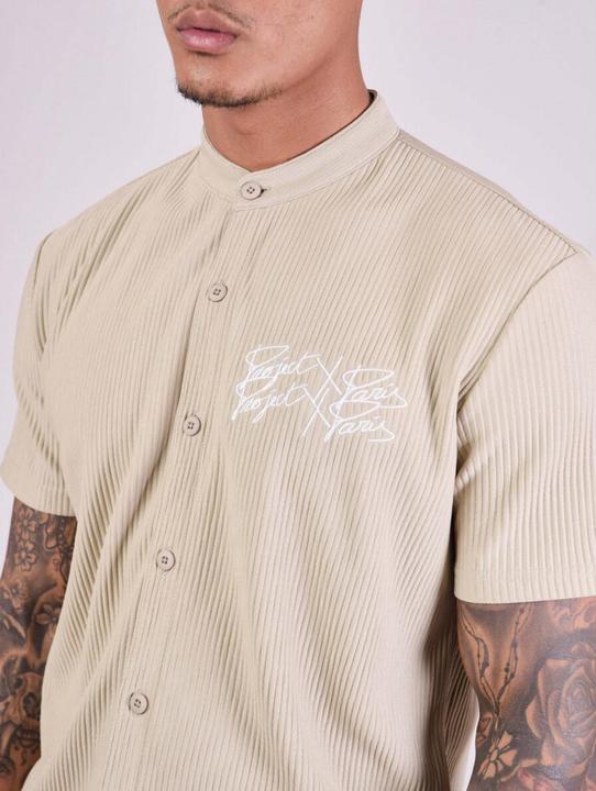 Immagine prodotto Project X Paris Camicia a maniche corte con colletto Mao (L)