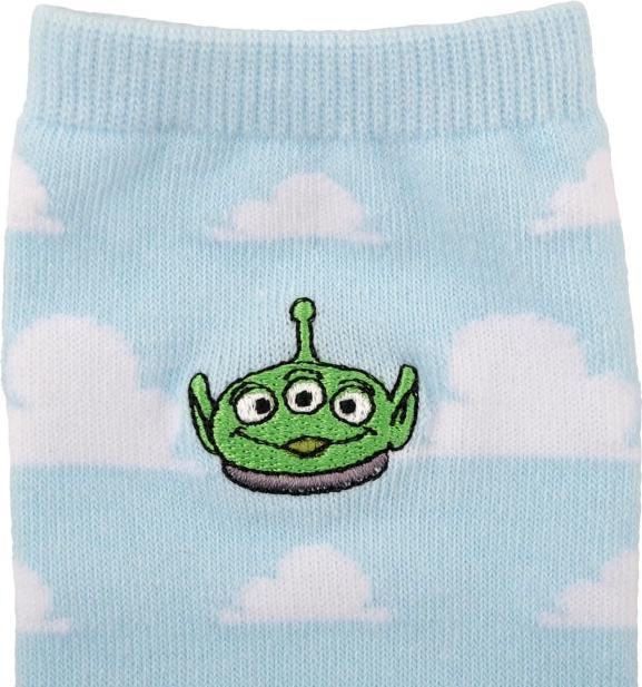 Immagine prodotto Disney Calzini ricamati con il volto di Little Green Men/Alien cloud pattern (36 - 39)
