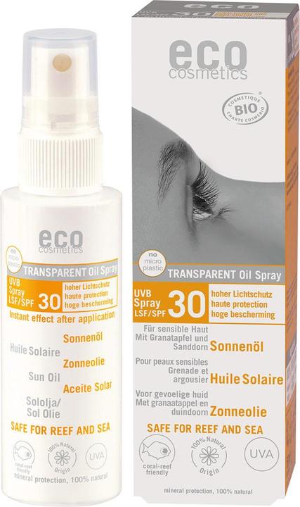 Eco Cosmetics Transparent (Sonnenöl, Sonnenspray, SPF 30, 50 ml)