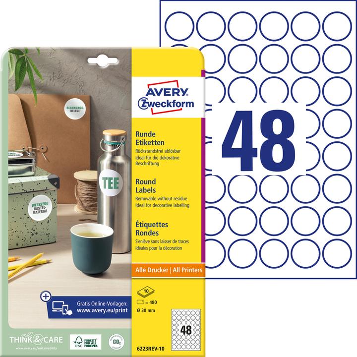 Produktbild Avery Kennzeichnungsetiketten