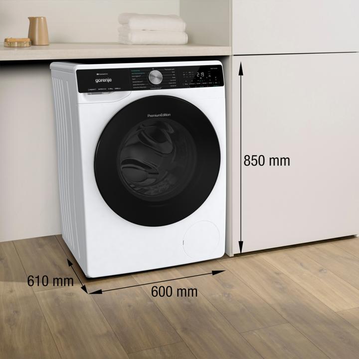 Actual product image Gorenje WNS14A4ATS Waschmaschine Frontlader 60 cm (10 kg, Left, EU plug)