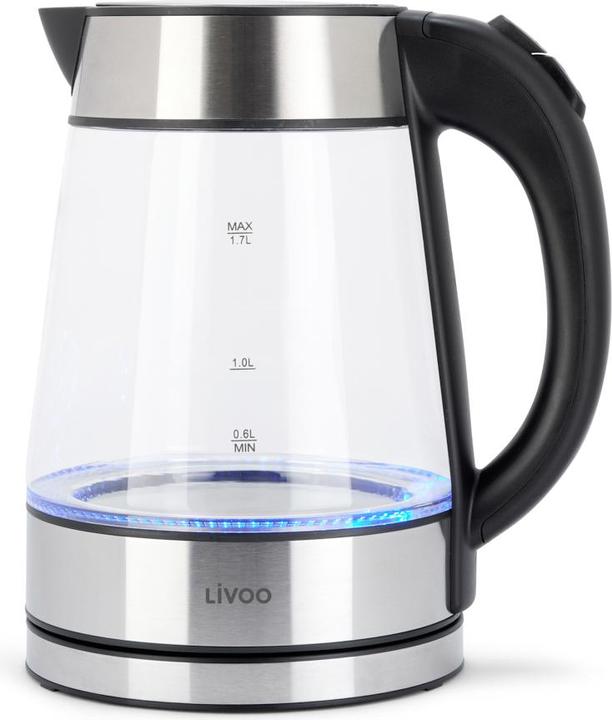 Livoo Glaswasserkocher (1.70 l, EU-Stecker)