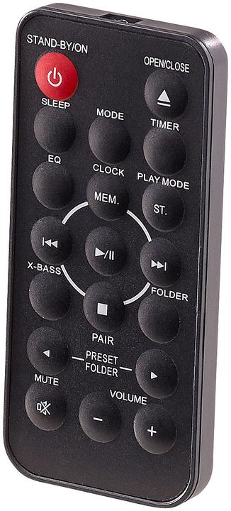 Produktbild Auvisio Vertikale Stereoanlage mit Bluetooth (Bluetooth, WLAN, 2x 5 W)