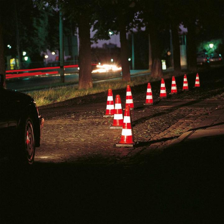 Actual product image HP Autozubehör Traffic cone TL Height 500 mm BAST tested, 2 strips Weight 2.9 kg, 33 x 33 cm