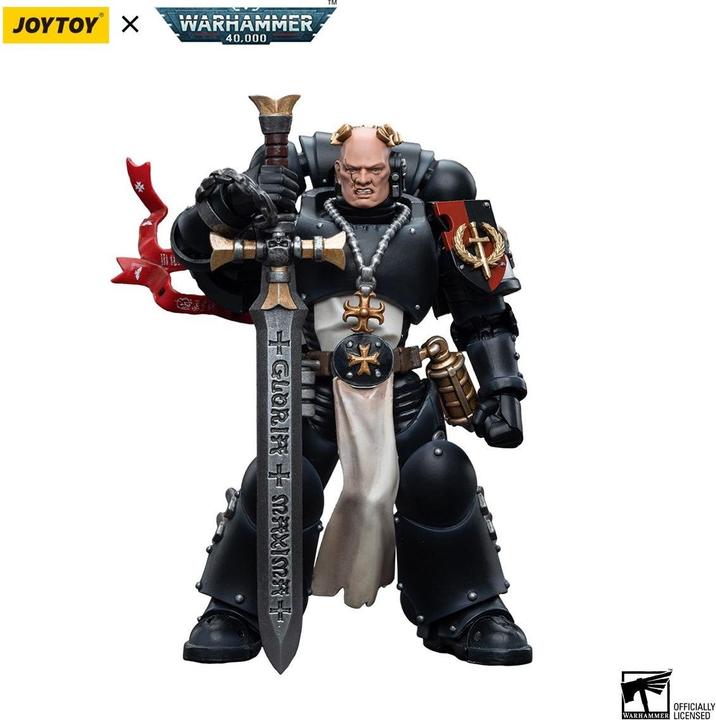 Actual product image Joy Toy Warhammer 40k Black Templars Emperor's Champion Bayard's Revenge