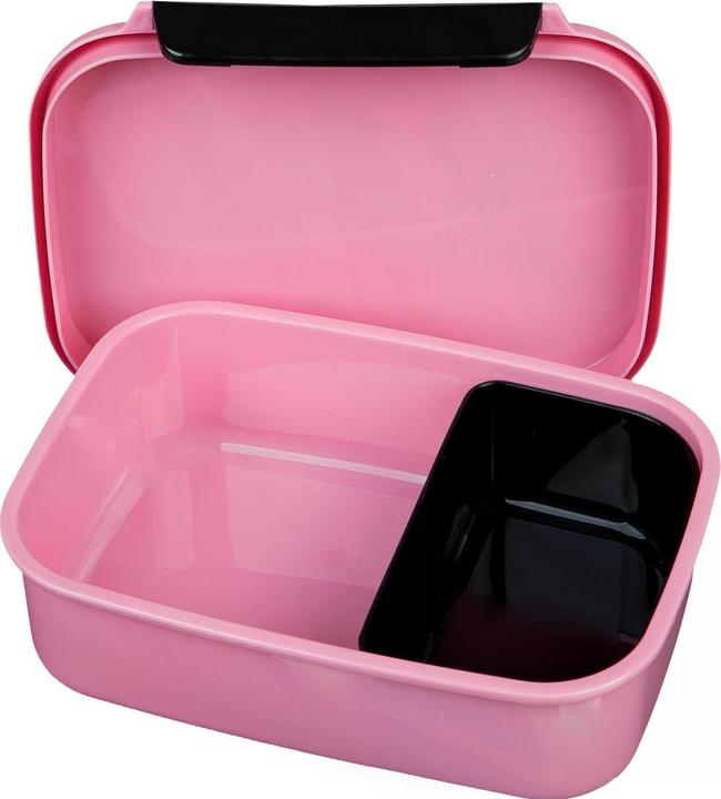 Produktbild Scooli Lunchbox Barbie Rosa/Schwarz, Materialtyp: Kunststoff