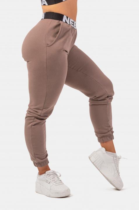 Nebbia Iconic Mid-Waist Sweatpants 408 brown (S)