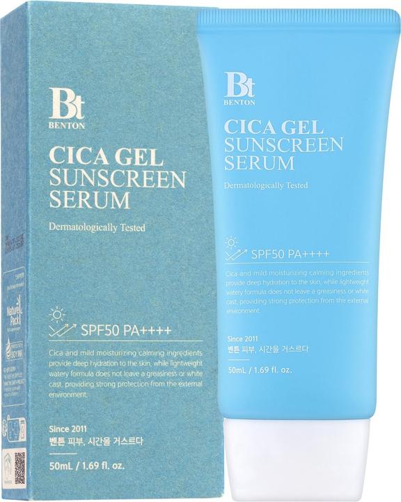 Immagine prodotto Benton Siero solare in gel Cica (Crema solare, SPF 50, 50 ml)