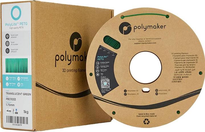 Image du produit Polymaker Filament (PETG, 1.75 mm, 1000 g, Vert)