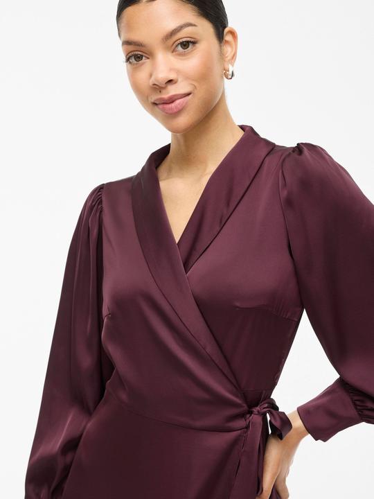 Actual product image Vila Langärmeliges Midi Wickelkleid (44)