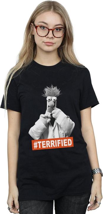 Immagine prodotto Disney The Muppets Beaker Terrified Maglietta Ampia Donna (3XL)