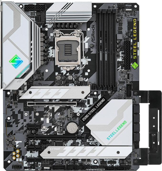 Actual product image AsRock Z590 Steel Legend (LGA 1200, Intel Z590, ATX)