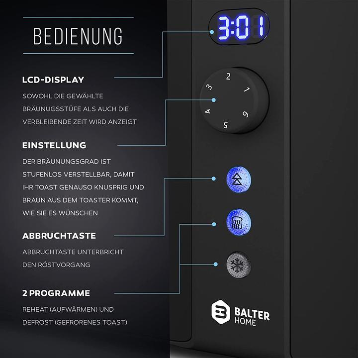 Produktbild Balter Langschlitztoaster TS-04-LCD