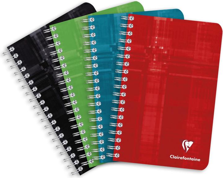Actual product image Clairefontaine Spiral notebook (11 x 17 cm, Checked, Hardcover)