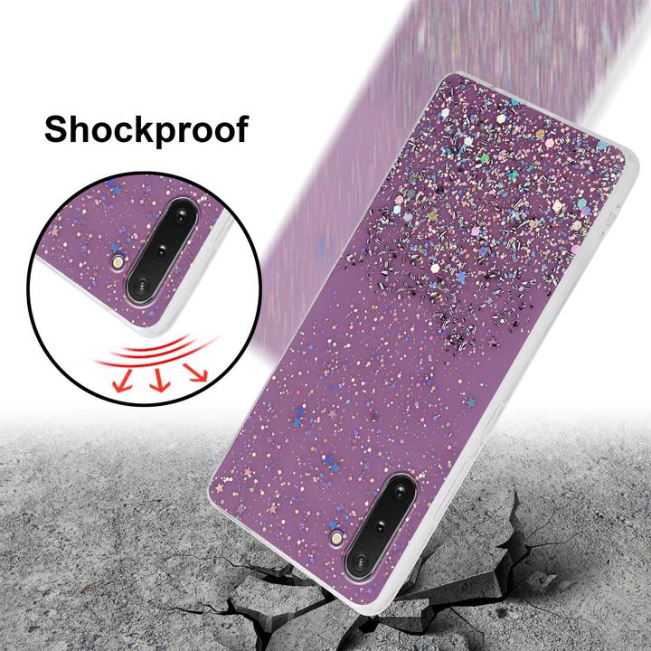 Image du produit Cadorabo Couverture TPU paillettes scintillantes (Samsung Galaxy Note 10)