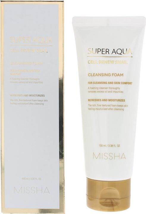 Actual product image Missha Super Aqua Cell Renew Snail (Foam, 100 ml)
