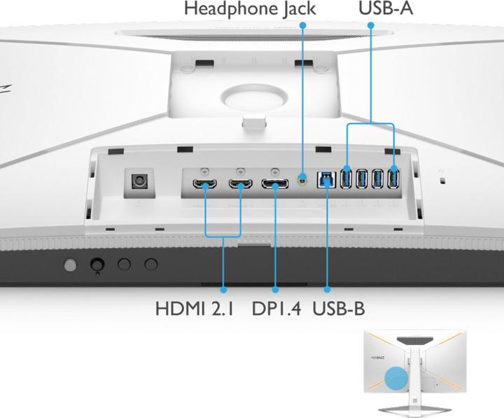 Actual product image BenQ Mobiuz EX2710U (3840 x 2160 Pixels, 27")