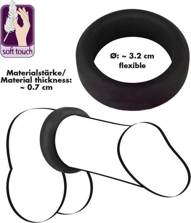 Image du produit Black Velvets Anneau pénien large (3.20 cm)