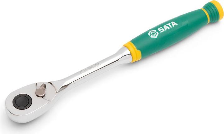 Actual product image SATA 3/8" reversible ratchet with comfort grip, 72 teeth (3/8")