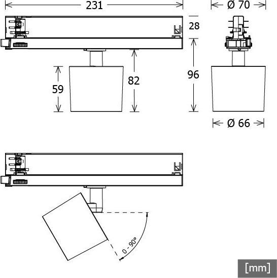 Produktbild LTS LED-Stromschienenstrahler (1940 lm)