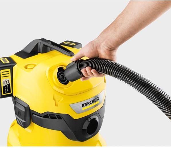 Actual product image Kärcher WD 4-18 Dual Battery Se (Wet dry vacuum cleaner)