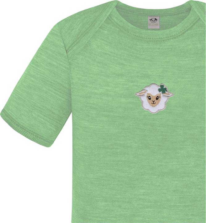 Actual product image Normani Set of 2 baby merino bodysuit short sleeves "Tauranga" - 9293 (62)