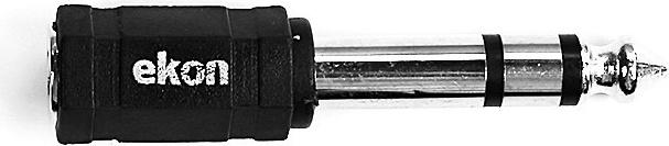 Produktbild Ekon Audio adapter with 3.5mm female jack and 6.3mm male jack connectors